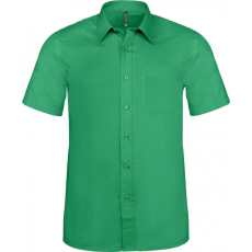 KARIBAN Férfi ing Kariban KA551 Ace - Short-Sleeved Shirt -M, Kelly Green