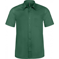 KARIBAN Férfi ing Kariban KA551 Ace - Short-Sleeved Shirt -S, Forest Green férfi ing