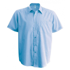 KARIBAN Férfi ing Kariban KA551 Ace - Short-Sleeved Shirt -XL, Bright Sky