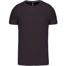 KARIBAN Férfi jersey rövid ujjú póló, Kariban KA356, Dark Grey-S férfi póló