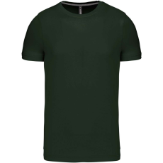 KARIBAN Férfi jersey rövid ujjú póló, Kariban KA356, Forest Green-S