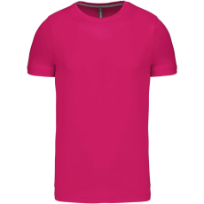 KARIBAN Férfi jersey rövid ujjú póló, Kariban KA356, Fuchsia-4XL