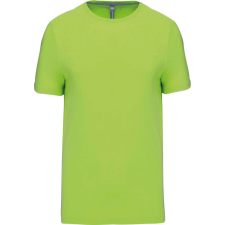 KARIBAN Férfi jersey rövid ujjú póló, Kariban KA356, Lime-3XL férfi póló