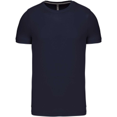 KARIBAN Férfi jersey rövid ujjú póló, Kariban KA356, Navy-4XL