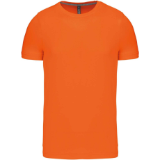 KARIBAN Férfi jersey rövid ujjú póló, Kariban KA356, Orange-S