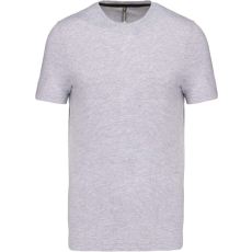 KARIBAN Férfi jersey rövid ujjú póló, Kariban KA356, Oxford Grey-M