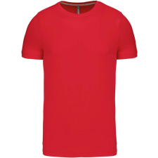 KARIBAN Férfi jersey rövid ujjú póló, Kariban KA356, Red-4XL férfi póló