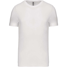 KARIBAN Férfi jersey rövid ujjú póló, Kariban KA356, White-XL férfi póló