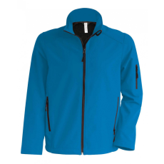 KARIBAN Férfi kabát Kariban KA401 Softshell Jacket -S, Aqua Blue
