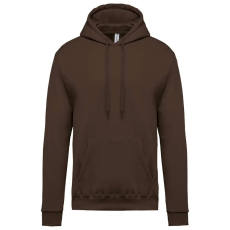 KARIBAN Férfi kapucnis pulóver, Kariban KA476, Chocolate-3XL