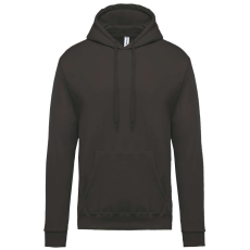 KARIBAN Férfi kapucnis pulóver, Kariban KA476, Dark Grey-2XL