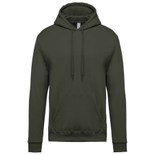 KARIBAN Férfi kapucnis pulóver, Kariban KA476, Dark Khaki-3XL férfi pulóver, kardigán