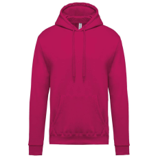 KARIBAN Férfi kapucnis pulóver, Kariban KA476, Fuchsia-XS