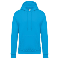KARIBAN Férfi kapucnis pulóver, Kariban KA476, Hawaii Blue-S férfi pulóver, kardigán