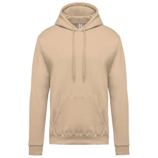 KARIBAN Férfi kapucnis pulóver, Kariban KA476, Light Sand-XS férfi pulóver, kardigán