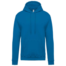 KARIBAN Férfi kapucnis pulóver, Kariban KA476, Tropical Blue-L
