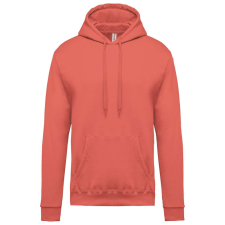 KARIBAN Férfi kapucnis pulóver, Kariban KA476, True Coral-XL férfi pulóver, kardigán