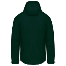 KARIBAN Férfi kapucnis softshell dzseki, Kariban KA413, Bottle Green-2XL