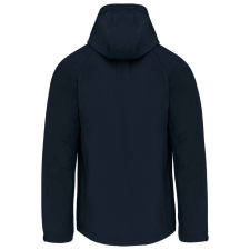 KARIBAN Férfi kapucnis softshell dzseki, Kariban KA413, Navy-L női dzseki, kabát