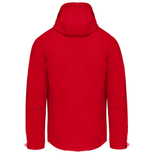 KARIBAN Férfi kapucnis softshell dzseki, Kariban KA413, Red-XL női dzseki, kabát