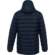 KARIBAN Férfi kapucnis steppelt kabát, Kariban KA6128, Navy-XS