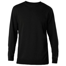 KARIBAN Férfi kereknyakú keskeny szabású pulóver, Kariban KA967, Black-L