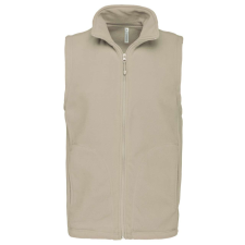 KARIBAN Férfi LUCA polár mellény, Kariban KA913, Beige-M férfi mellény
