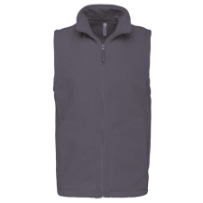 KARIBAN Férfi LUCA polár mellény, Kariban KA913, Convoy Grey-2XL férfi mellény