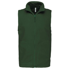 KARIBAN Férfi LUCA polár mellény, Kariban KA913, Forest Green-L férfi mellény