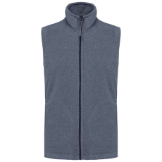 KARIBAN Férfi LUCA polár mellény, Kariban KA913, French Navy Heather-4XL