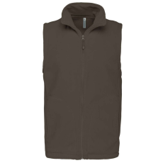 KARIBAN Férfi LUCA polár mellény, Kariban KA913, Green Olive-4XL