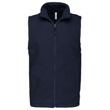 KARIBAN Férfi LUCA polár mellény, Kariban KA913, Navy-2XL férfi mellény