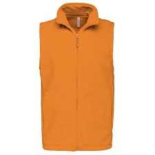 KARIBAN Férfi LUCA polár mellény, Kariban KA913, Orange-3XL férfi mellény