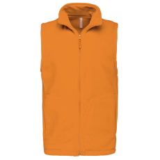 KARIBAN Férfi LUCA polár mellény, Kariban KA913, Orange-4XL