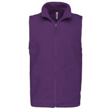 KARIBAN Férfi LUCA polár mellény, Kariban KA913, Purple-3XL férfi mellény