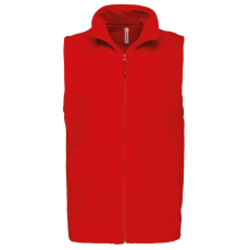 KARIBAN Férfi LUCA polár mellény, Kariban KA913, Red-L