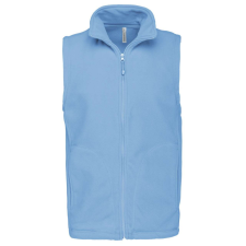 KARIBAN Férfi LUCA polár mellény, Kariban KA913, Sky Blue-L férfi mellény