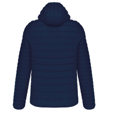 KARIBAN Férfi meleg és ultrakönnyű kapucnis bélelt kabát , Kariban KA6110, Navy-2XL férfi kabát, dzseki