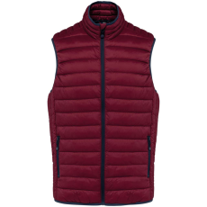 KARIBAN Férfi mellény ultrakönnyű, Kariban KA6113, Wine-3XL