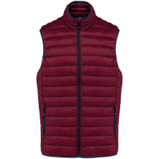KARIBAN Férfi mellény ultrakönnyű, Kariban KA6113, Wine-4XL férfi mellény