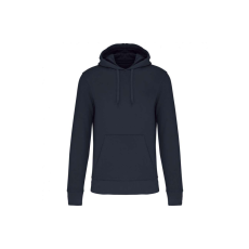 KARIBAN Férfi organikus kapucnis pulóver, Kariban KA4027, Deep Blue-5XL