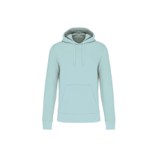KARIBAN Férfi organikus kapucnis pulóver, Kariban KA4027, Ice Mint-3XL férfi pulóver, kardigán