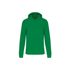 KARIBAN Férfi organikus kapucnis pulóver, Kariban KA4027, Kelly Green-XL