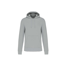 KARIBAN Férfi organikus kapucnis pulóver, Kariban KA4027, Snow Grey-5XL
