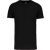KARIBAN Férfi organikus rövid ujjú póló, Kariban KA3025IC, Black-4XL
