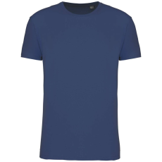 KARIBAN Férfi organikus rövid ujjú póló, Kariban KA3025IC, Deep Blue-2XL