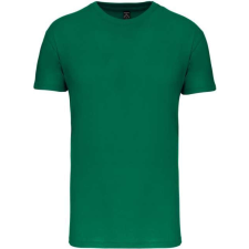 KARIBAN Férfi organikus rövid ujjú póló, Kariban KA3025IC, Kelly Green-4XL férfi póló
