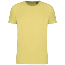 KARIBAN Férfi organikus rövid ujjú póló, Kariban KA3025IC, Lemon Yellow-M