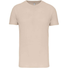 KARIBAN Férfi organikus rövid ujjú póló, Kariban KA3025IC, Light Sand-XL