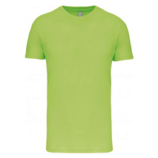 KARIBAN Férfi organikus rövid ujjú póló, Kariban KA3025IC, Lime-2XL